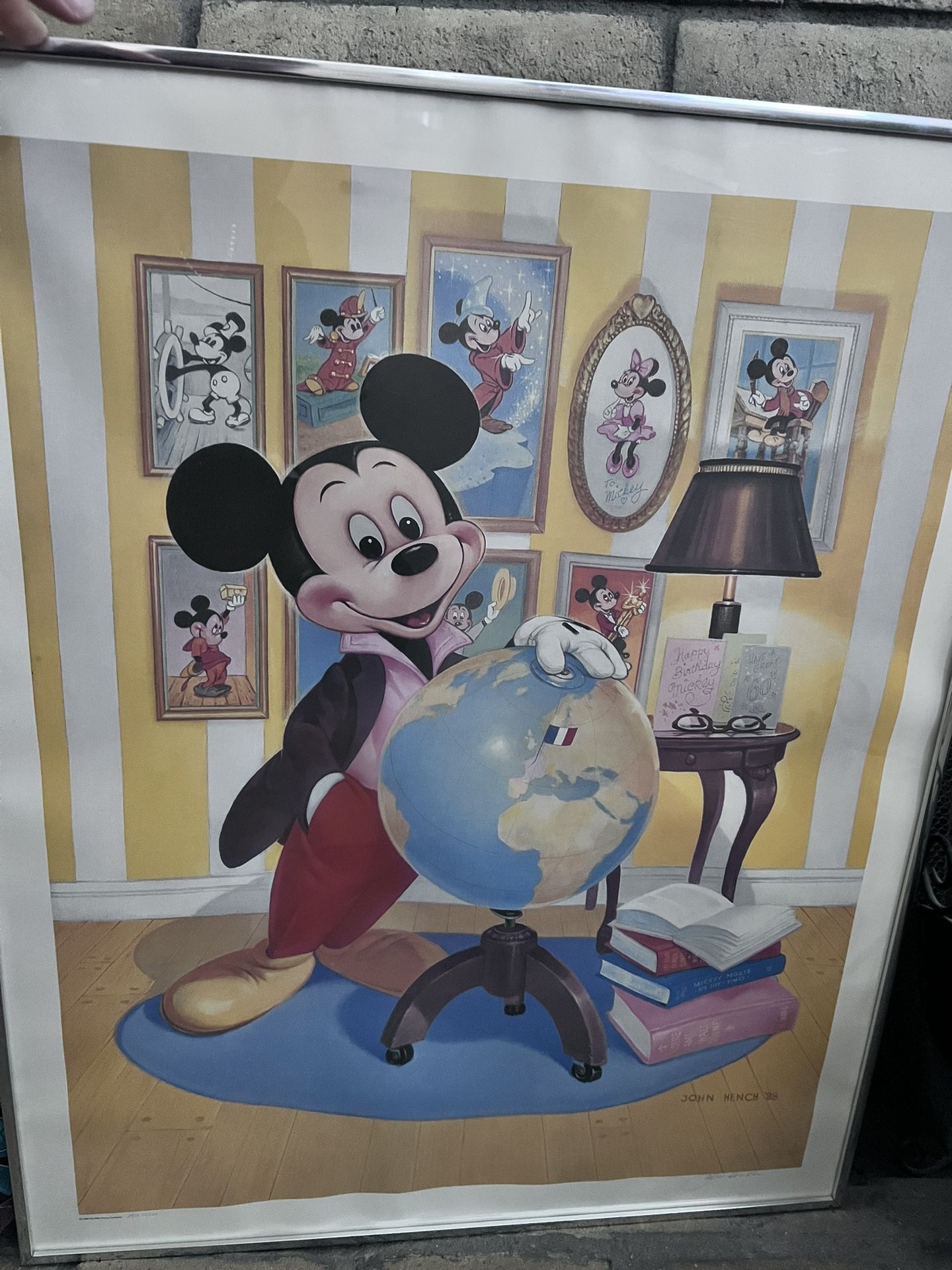 Disney Mickey’s 60Th Anniversary 1988 Artist John Hench