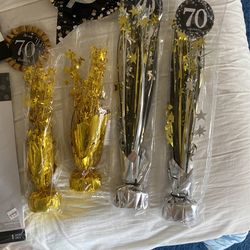 70th birthday Party Decor