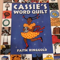 Large Book. “Cassie’s Word Quilt”