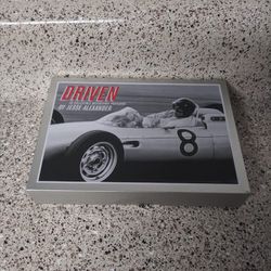 Postales de carreras de coches de Jesse Alexander, coleccionables de deportes de motor DRIVEN en hojalata