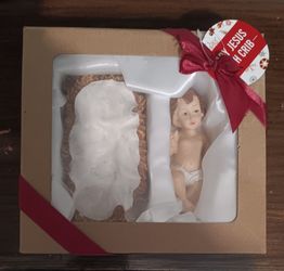 Baby Jesus With Crib