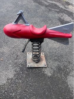 Vintage Saddle mate kids Play Ground Spring Ride RARE