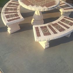 Cement Patio Furniture 