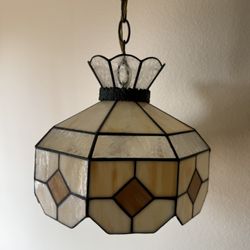 Antique Tiffany Style Hanging Light 