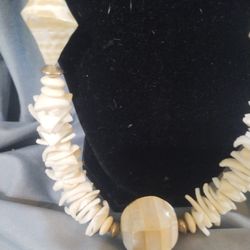 Vintage Shell Necklace  
