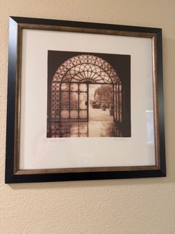 Framed Venezia Italia Sepia Photography Print