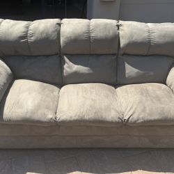 Furniture: Living room set. Couch, love seat, tables & tv stand. $300