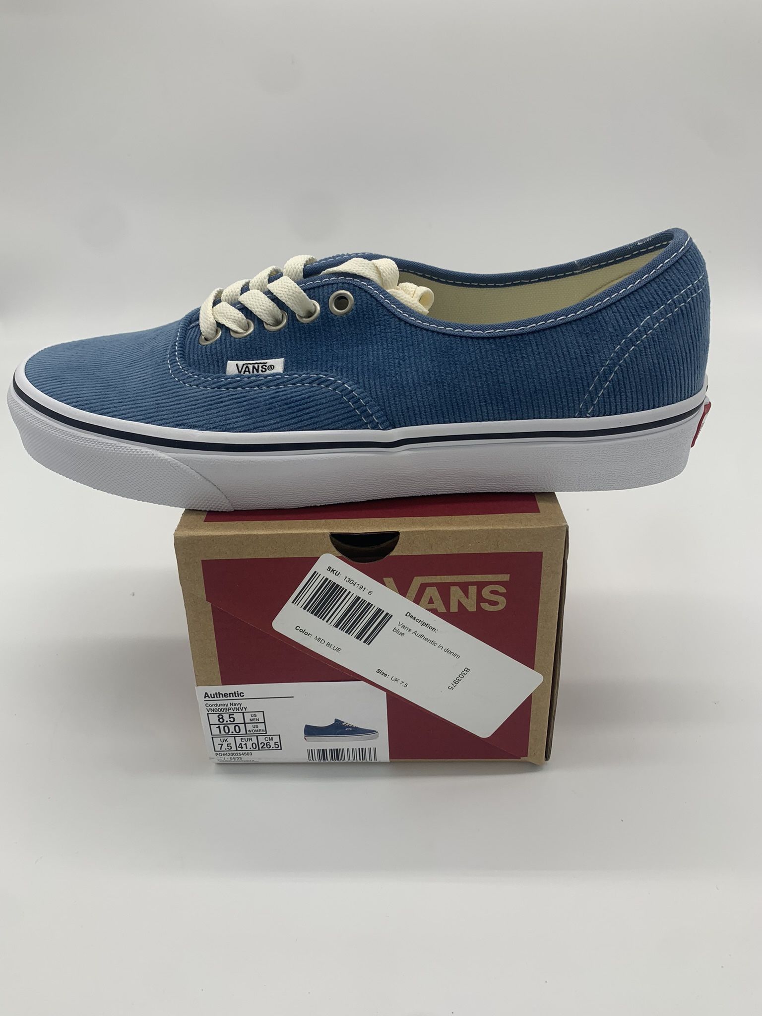 Vans Authentic Navy Corduroy