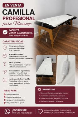 Camillas nuevas para masajes 4