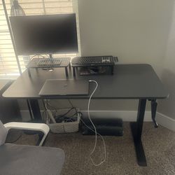 Desk With Chair / Sit Or Stand