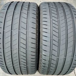 2 USED TIRES BRIDGESTONE RFT 275/40/20