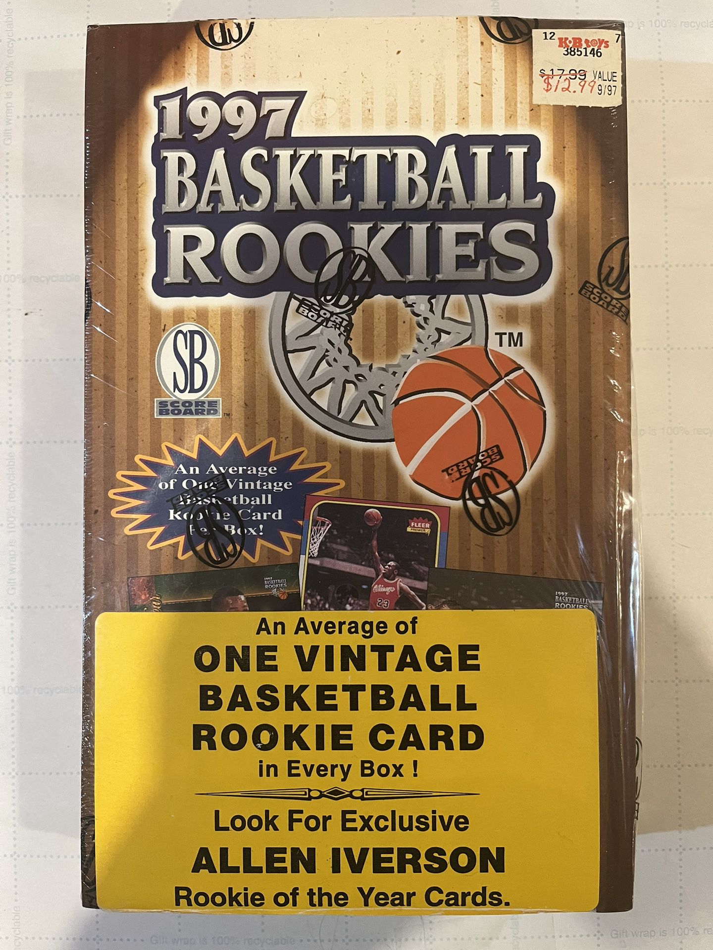1997 Score Board Basketball Rookies Hobby Box Factory Sealed