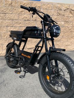1000/1500 Watt Electric Fat Tire MTB e Bike, 32mph top speed, throttle, 20 x 4.0 Fat Tire, Center Basket