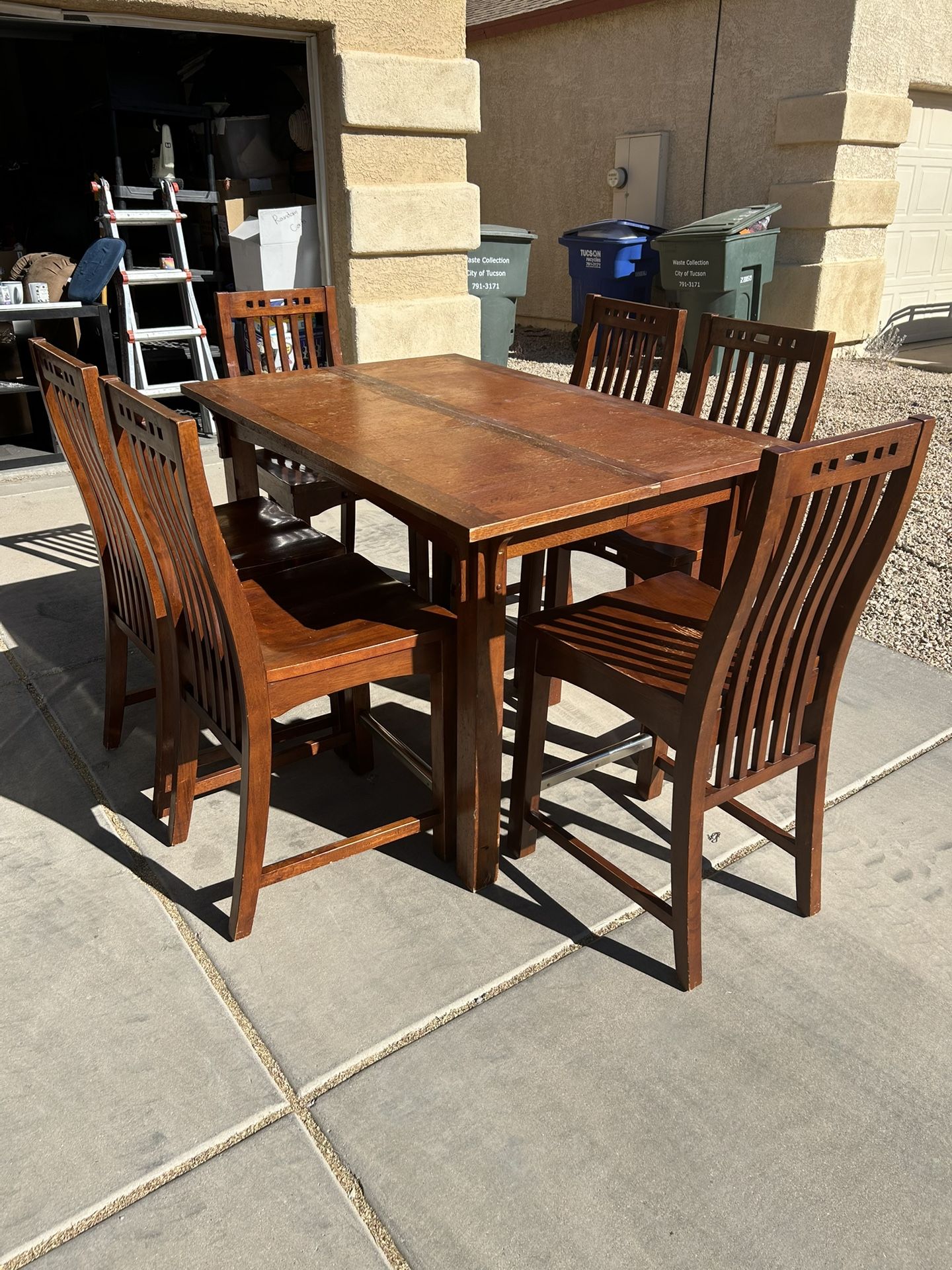 Bar Style Dining Table