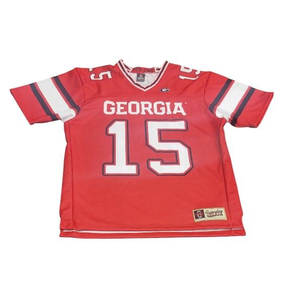 Georgia Bulldogs #15 Carson Beck GameDay Greats Football Jersey Size Large