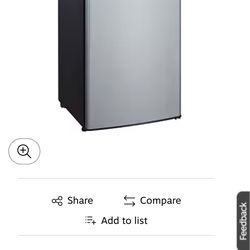 Mini fridge and freezer