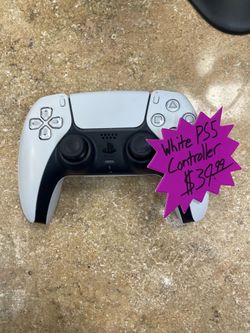 White PS5 Controller