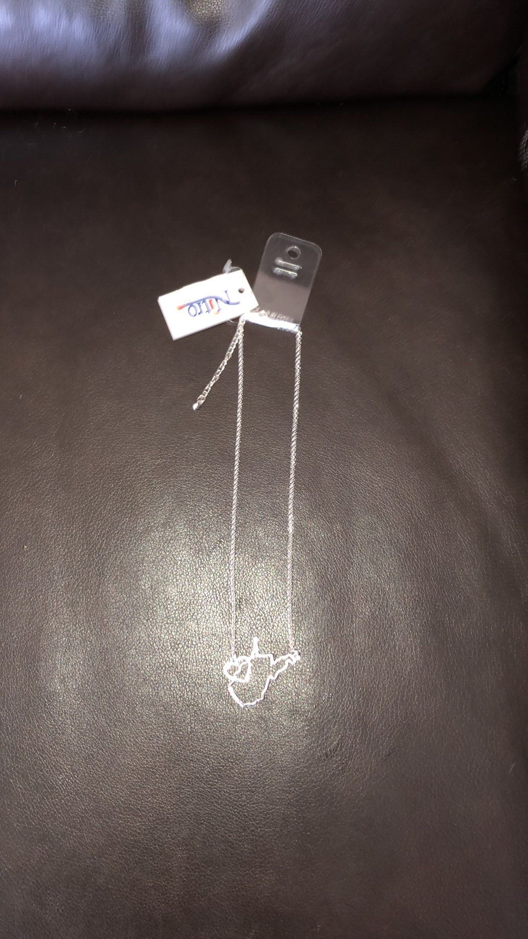 New West Virginia silver necklace