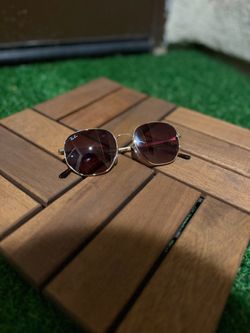 Ray-Ban Hexagonal Sunglasses Gold Frame