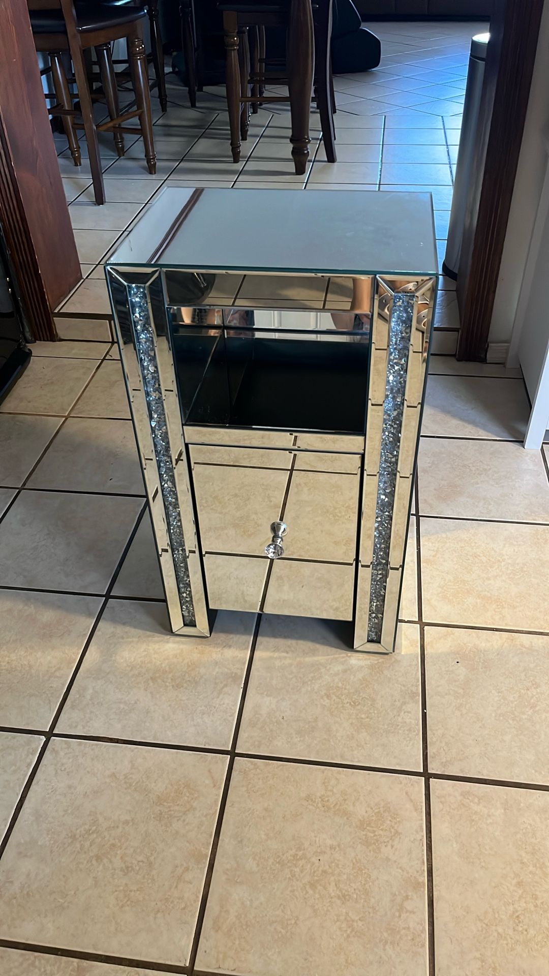 Mirror Side Table Or Nightstand