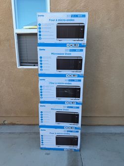 5 new Danby 1.1 cu ft microwave asking 100 each
