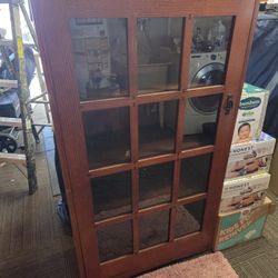 Wooden And Glass Case