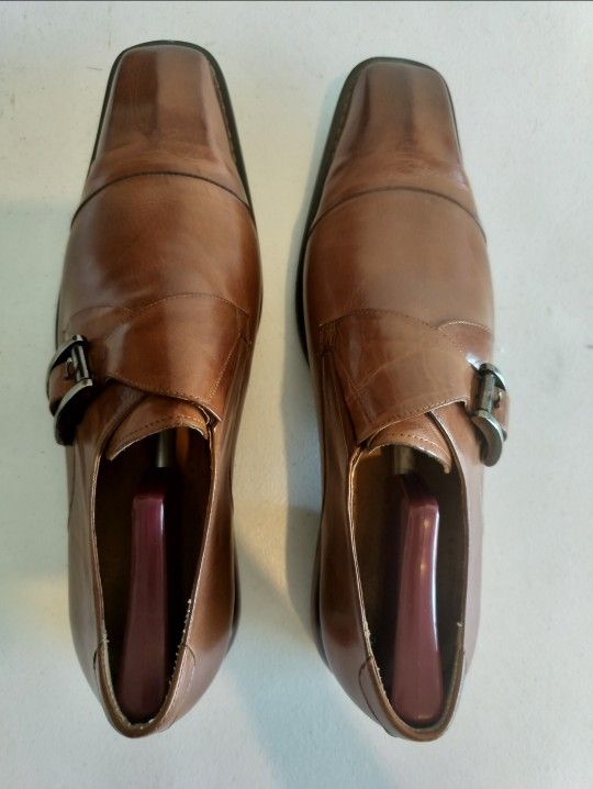 Mezlan Monk Strap Leather Dress Shoes – Size 13M