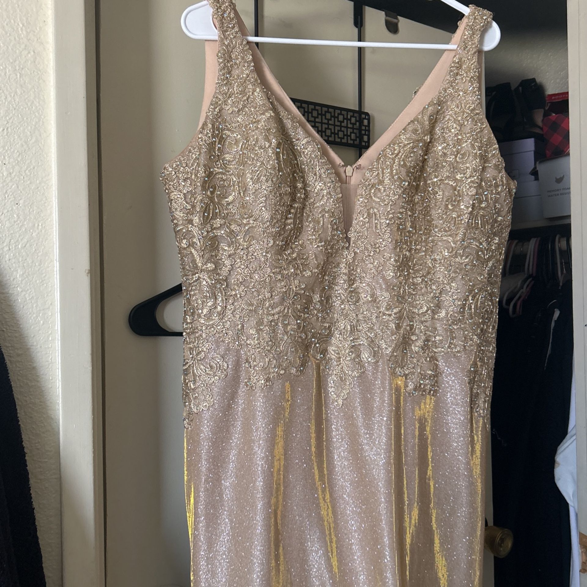 Gold Dress