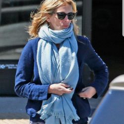 Blue scarf