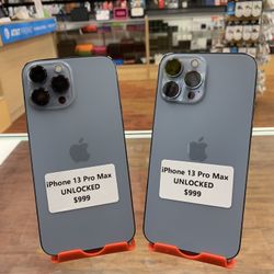 13 PRO MAX (UNLOCKED) 128GB