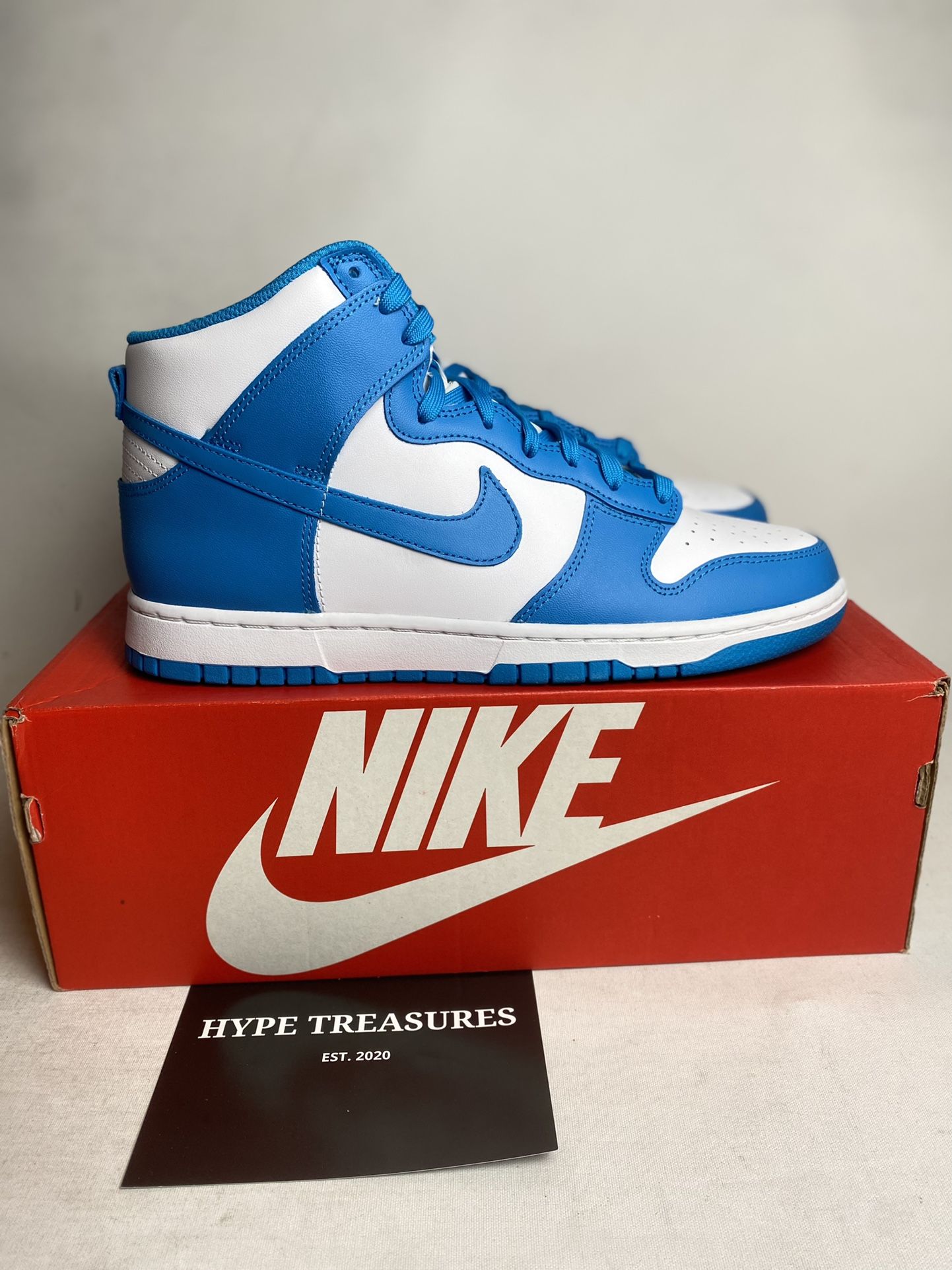 New Nike Dunk High Laser Blue 10.5,11,12,12.5,13 for Sale in Los 
