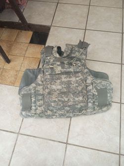 ACU Digital Camo Tactical Plate Carrier Vest