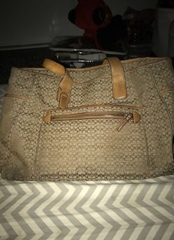 Coach diaper bag