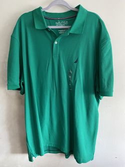 Nautica Three Xl New Tag Green Polo