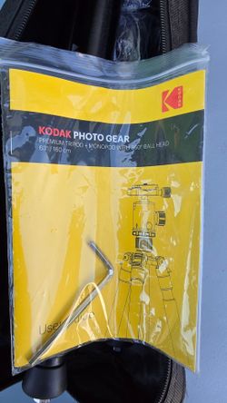 Kodak Photo Gear 63” Tripod & Monopod with 360° Ball Head