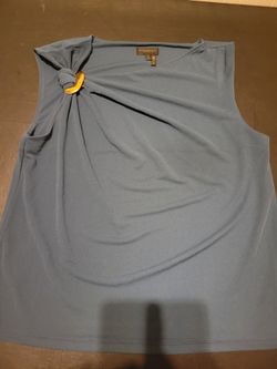 Women's Twist-Strap Gold Hardware Tank