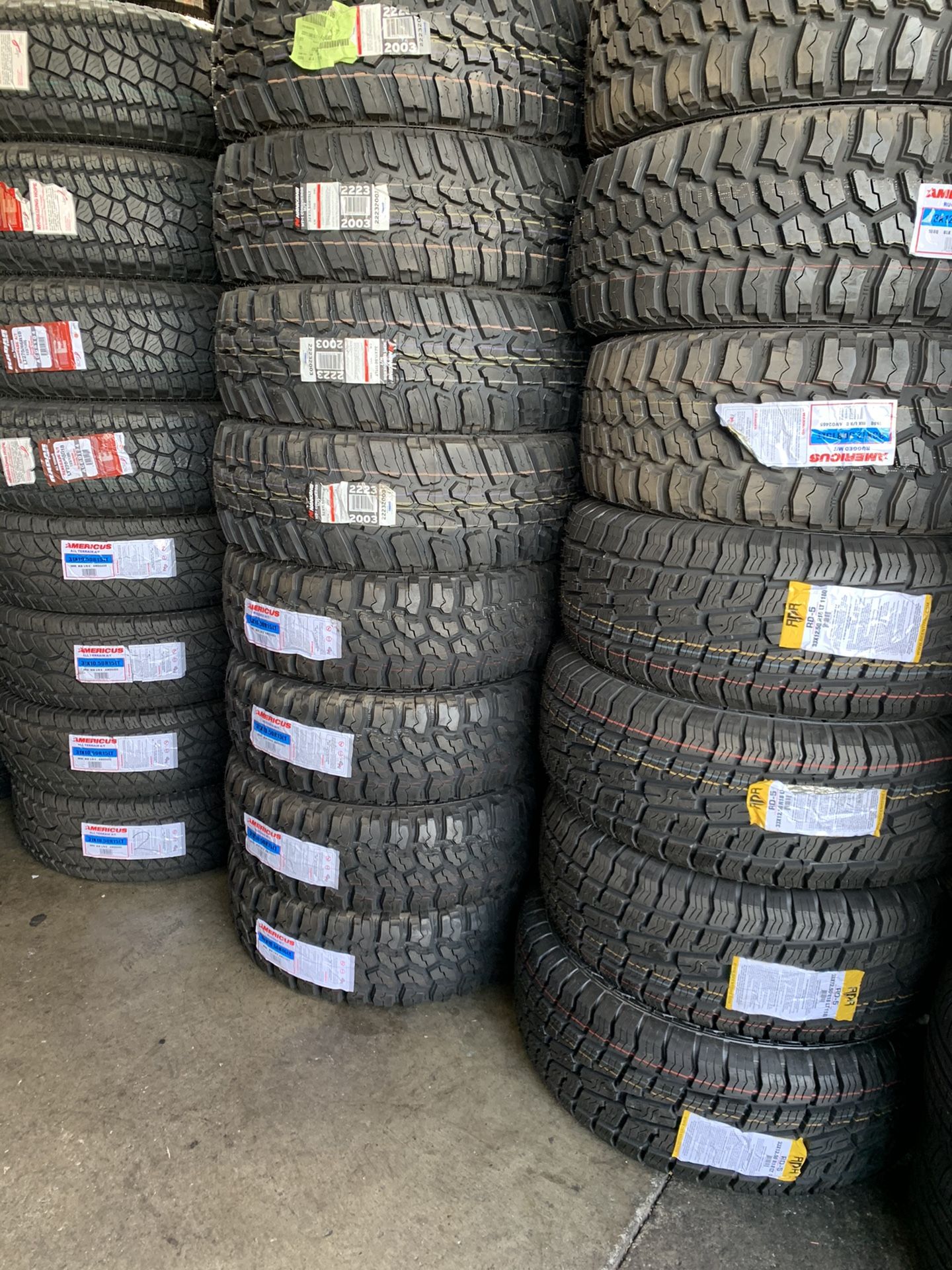 Brand new tire sets on sale‼️ Best prices in town ✅