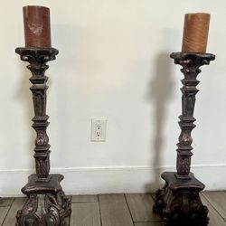 Fireplace Candle Pillars 