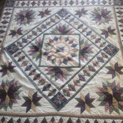 Hand Sewn Twin Quilt 