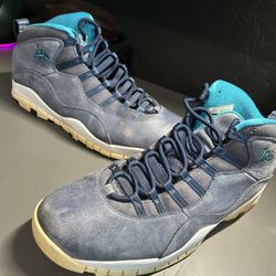Nike Air Jordan 10 X Retro LA Los Angeles Size 13 Blue White 310805 404 Men