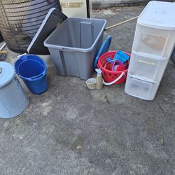Containers, storage boxes All $5.00