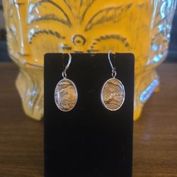 Picture Jasper Earrings 