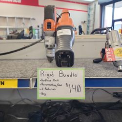 Rigid Drill & Reciprocating Saw Bundle
