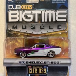 1967 Shelby Mustang GT-500 Dub City Big Time 1:64 Collectible Die Cast Car