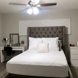 Grey Bed Frame