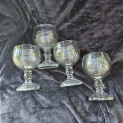 Heavy beer schooners, 4 total, Good condition