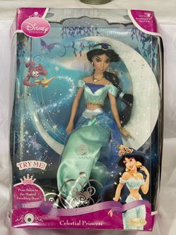 Disney, jasmine, celestial princess, brass key porcelain doll