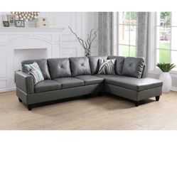 L Shape Grey Couch