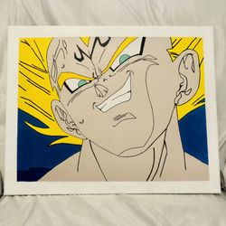 Majin VEGETA Painting 