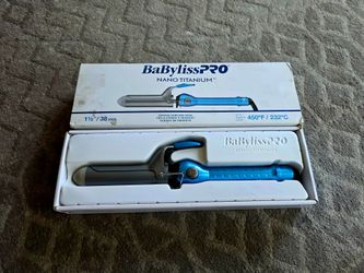 BaByliss PRO Nano Titanium 1-1/2" Curling Iron – Professional Styler - Like New